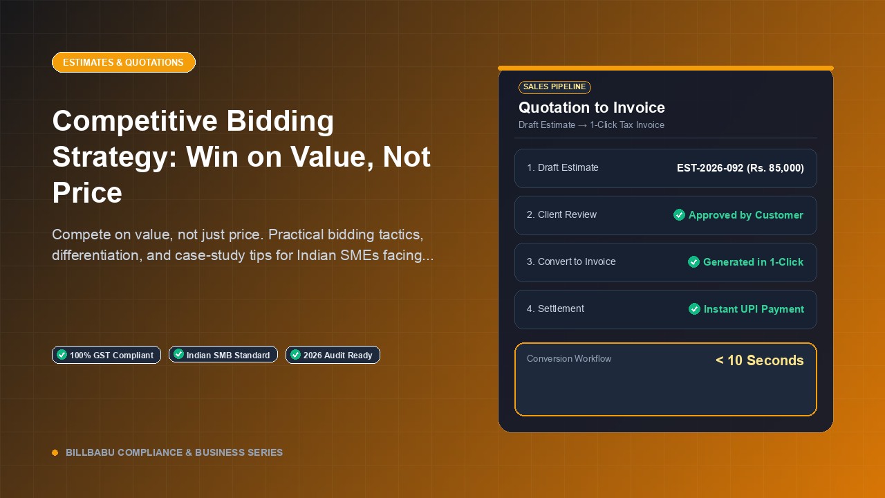 Competitive Bidding Strategy: Win on Value, Not Price