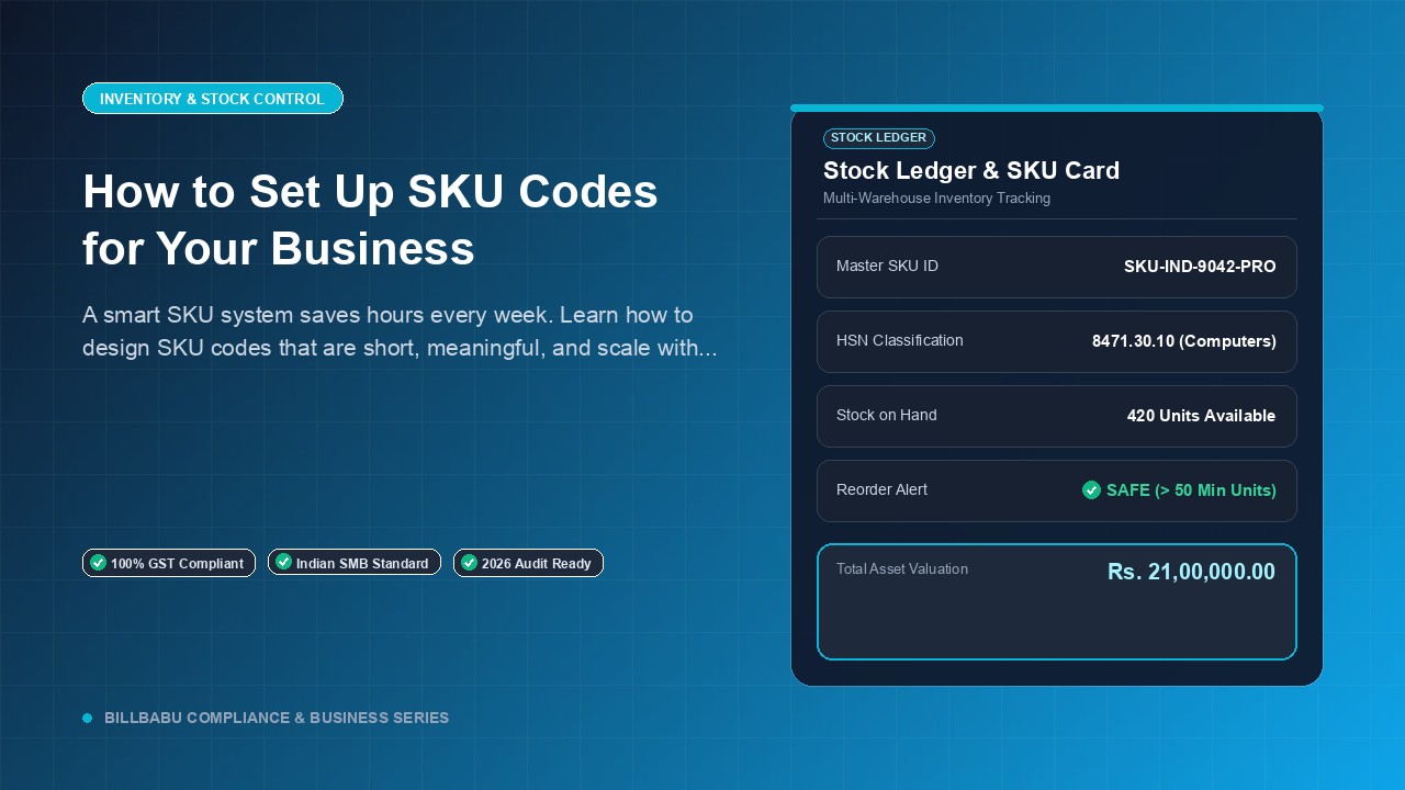 How to Set Up SKU Codes for Your Business
