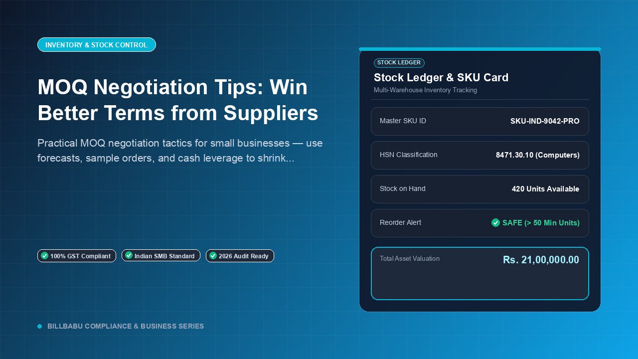 MOQ Negotiation Tips: Win Better Terms from Suppliers